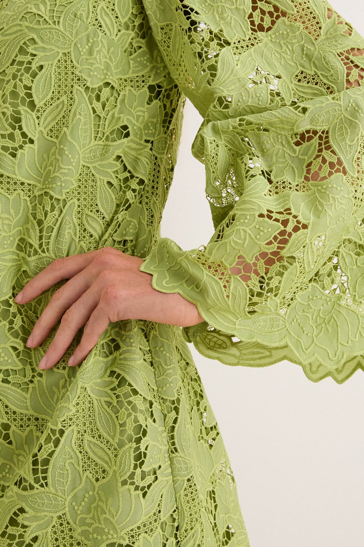 Olive Lace Livvy Mini Dress