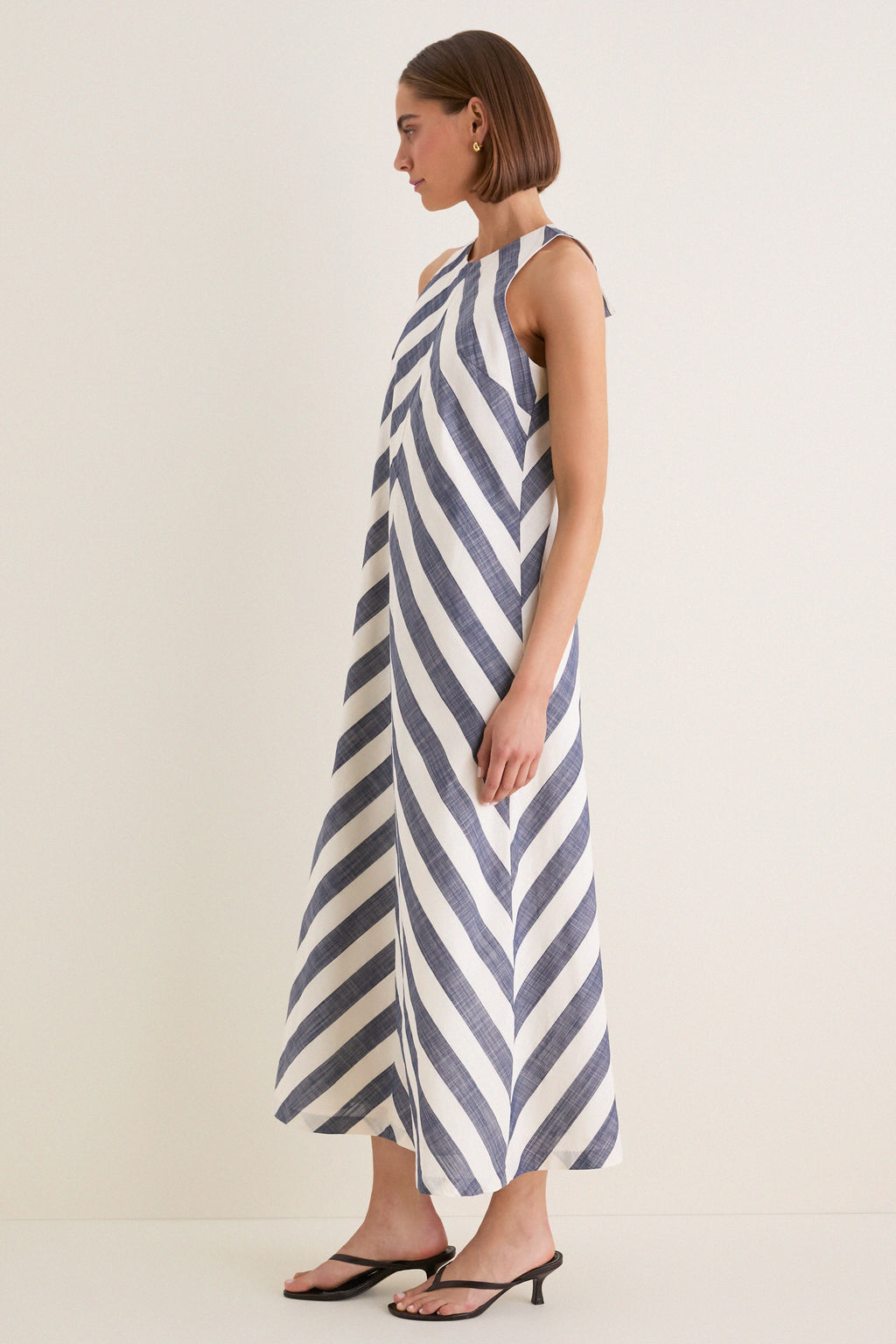 Villa Stripe Cotton Portia Dress
