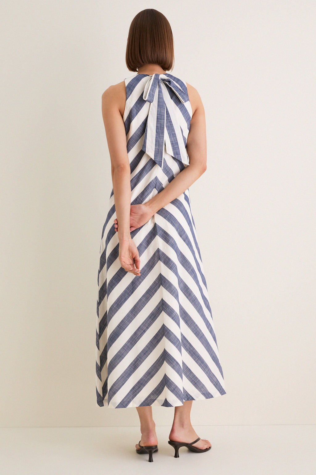 Villa Stripe Cotton Portia Dress