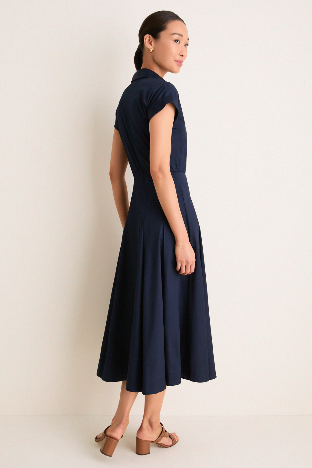 Navy Caterina Shirt Dress