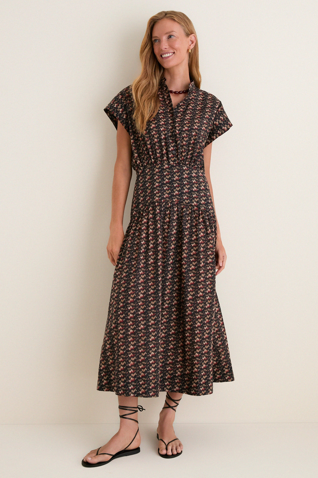 Abstract Alps Como Dress
