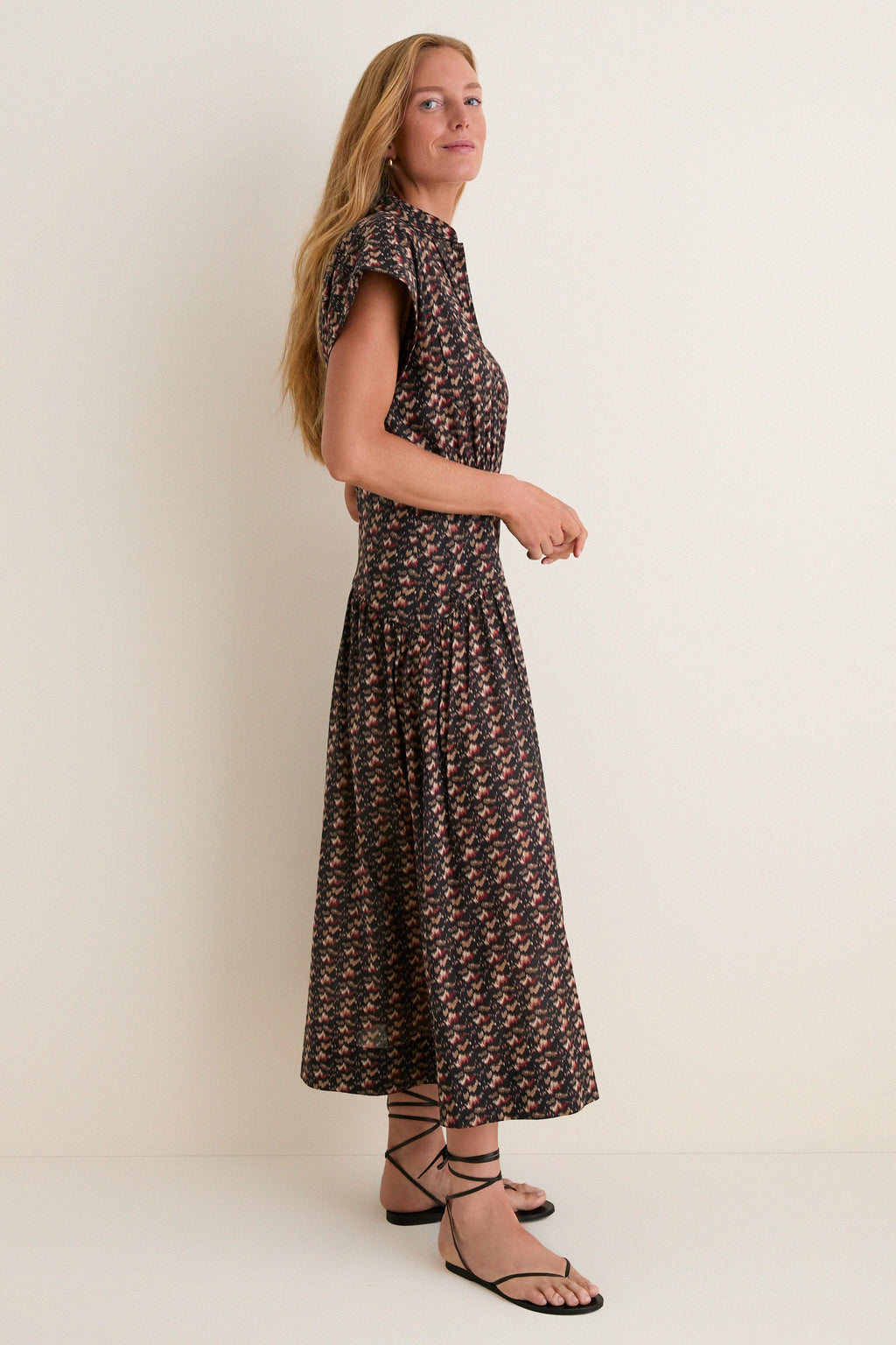 Abstract Alps Como Dress
