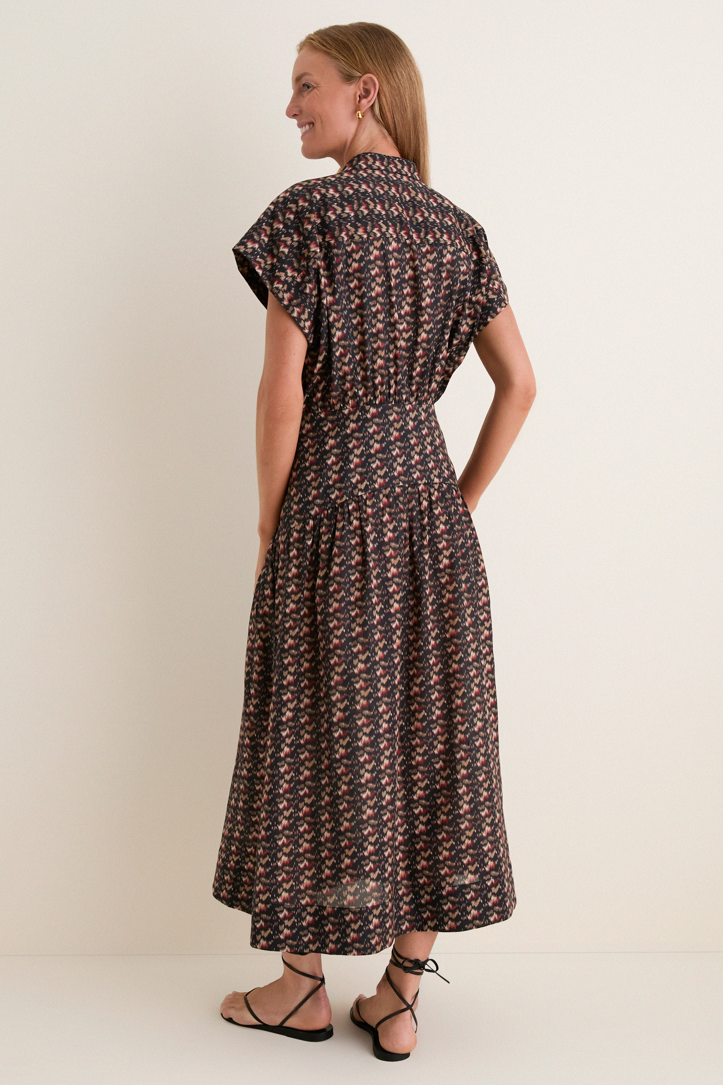 Abstract Alps Como Dress