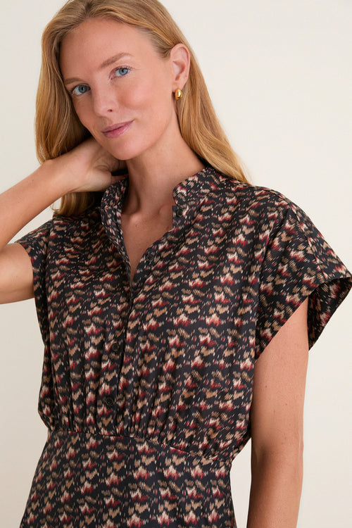 Abstract Alps Como Dress
