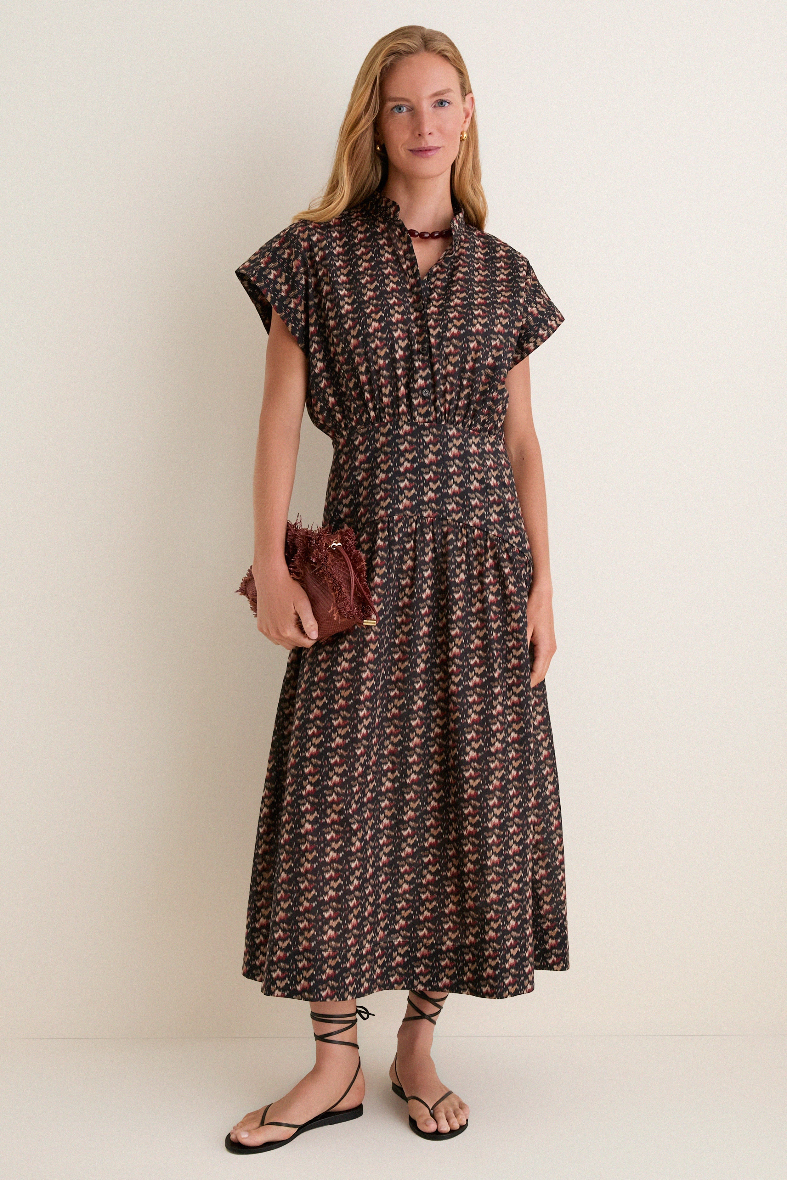 Abstract Alps Como Dress
