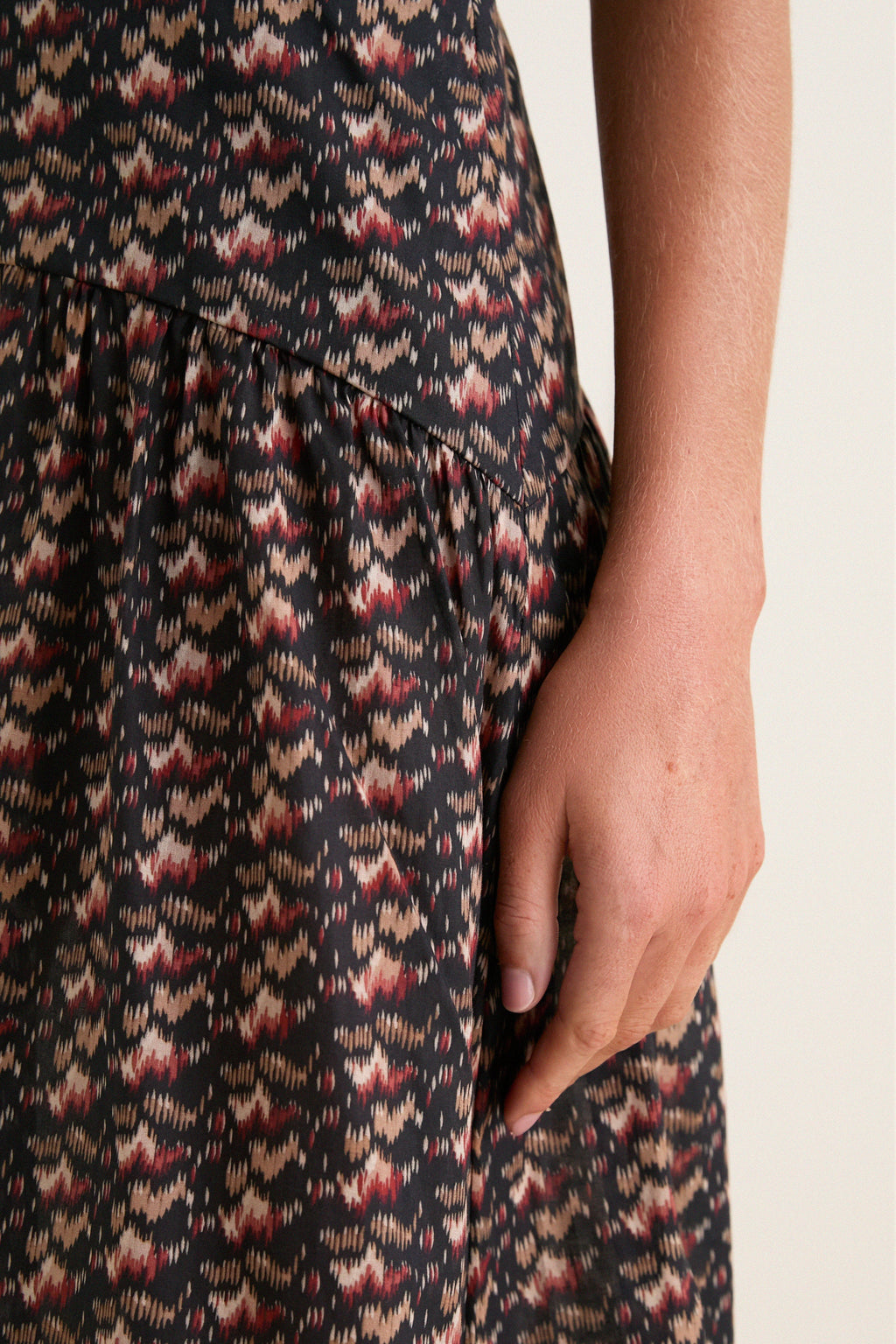 Abstract Alps Como Dress