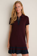 Winetasting May Sweater Polo Dress