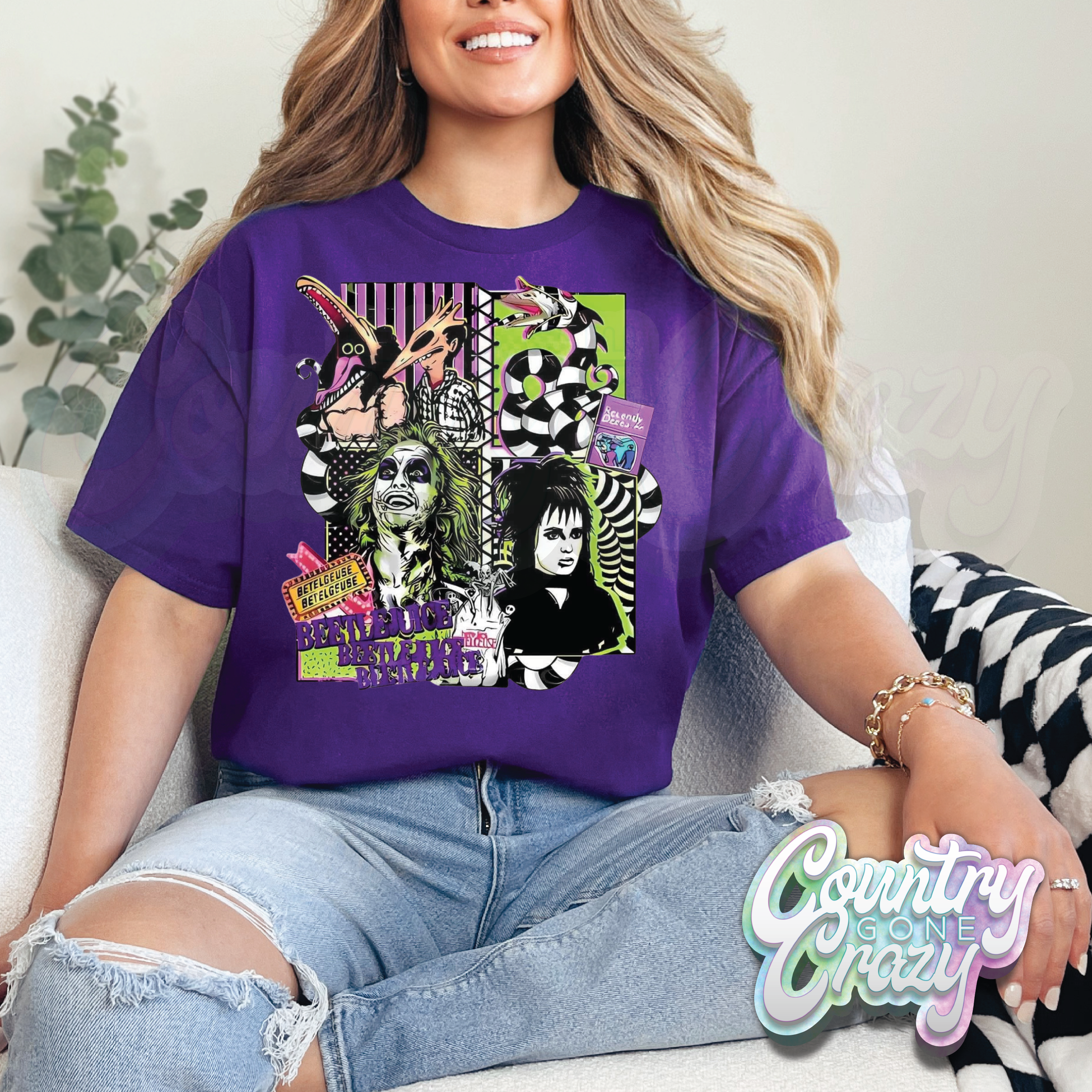 BEETLEJUICE AND FRIENDS // PURPLE T-SHIRT
